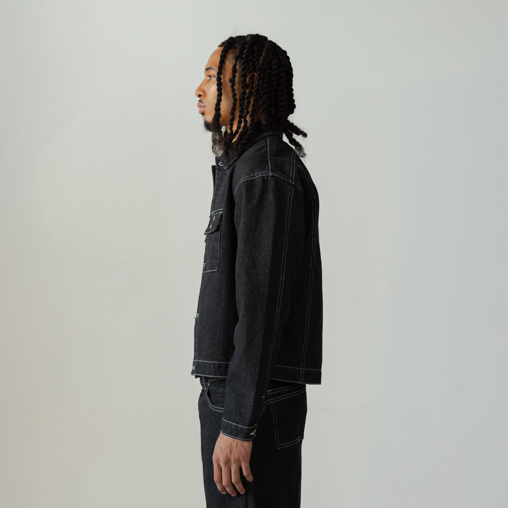 1001 Denim Jacket Black — BLAN | Born in Brooklyn | Elevated